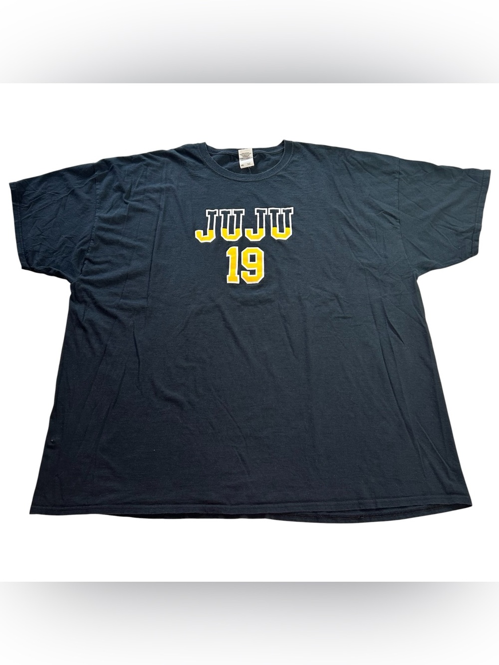 Pittsburgh Steelers #19 Juju Smith-Schuster Mens 4XL Fruit of Loom T-Shirt Black
